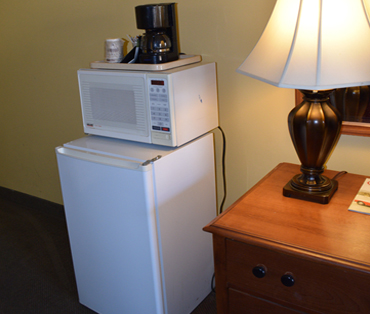 Microwave and Refrigerator